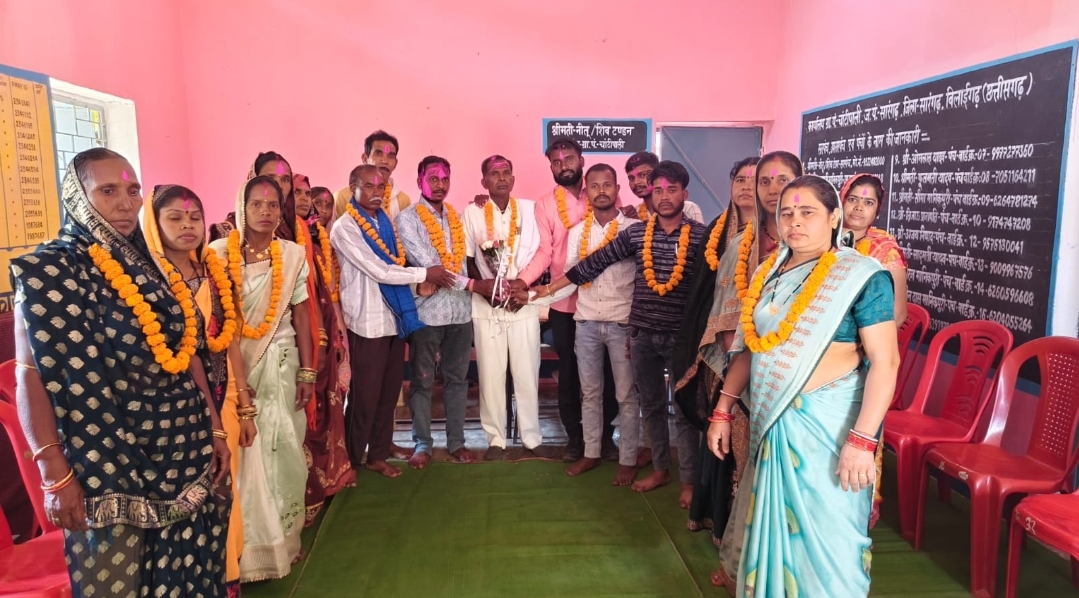 ग्राम पंचायत चांटीपाली में कंतलाल यादव निर्विरोध उप सरपंच निर्वाचित
