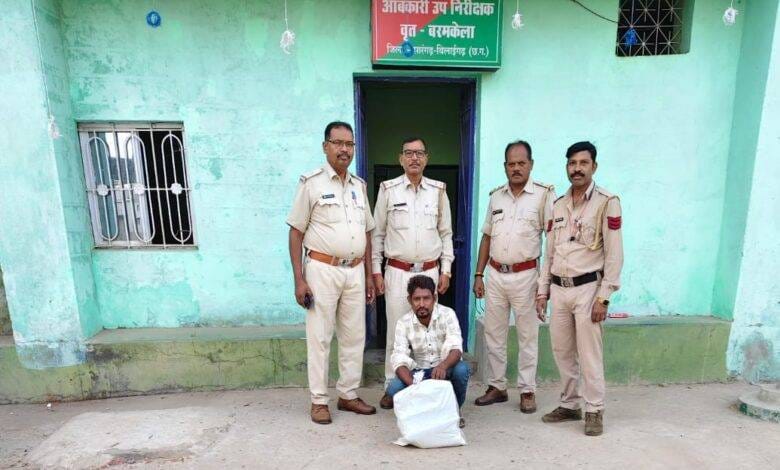 सरिया क्षेत्र के बरपाली में 14 लीटर अवैध शराब पकड़ाया, आरोपी को भेजा गया जेल