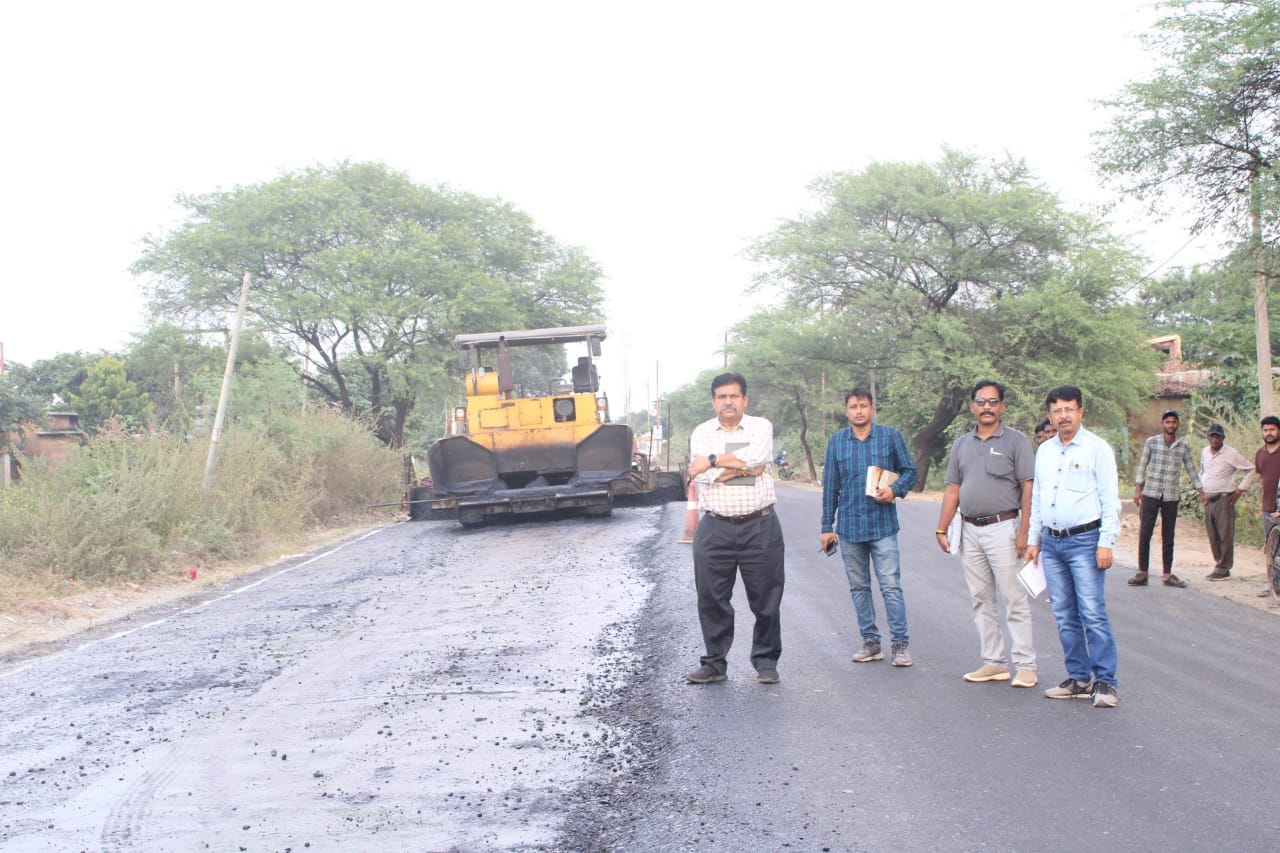 सारंगढ़ दानसरा हरदी बायपास रोड का काम जोरों पर, दिसंबर तक पूरा करने का लक्ष्य