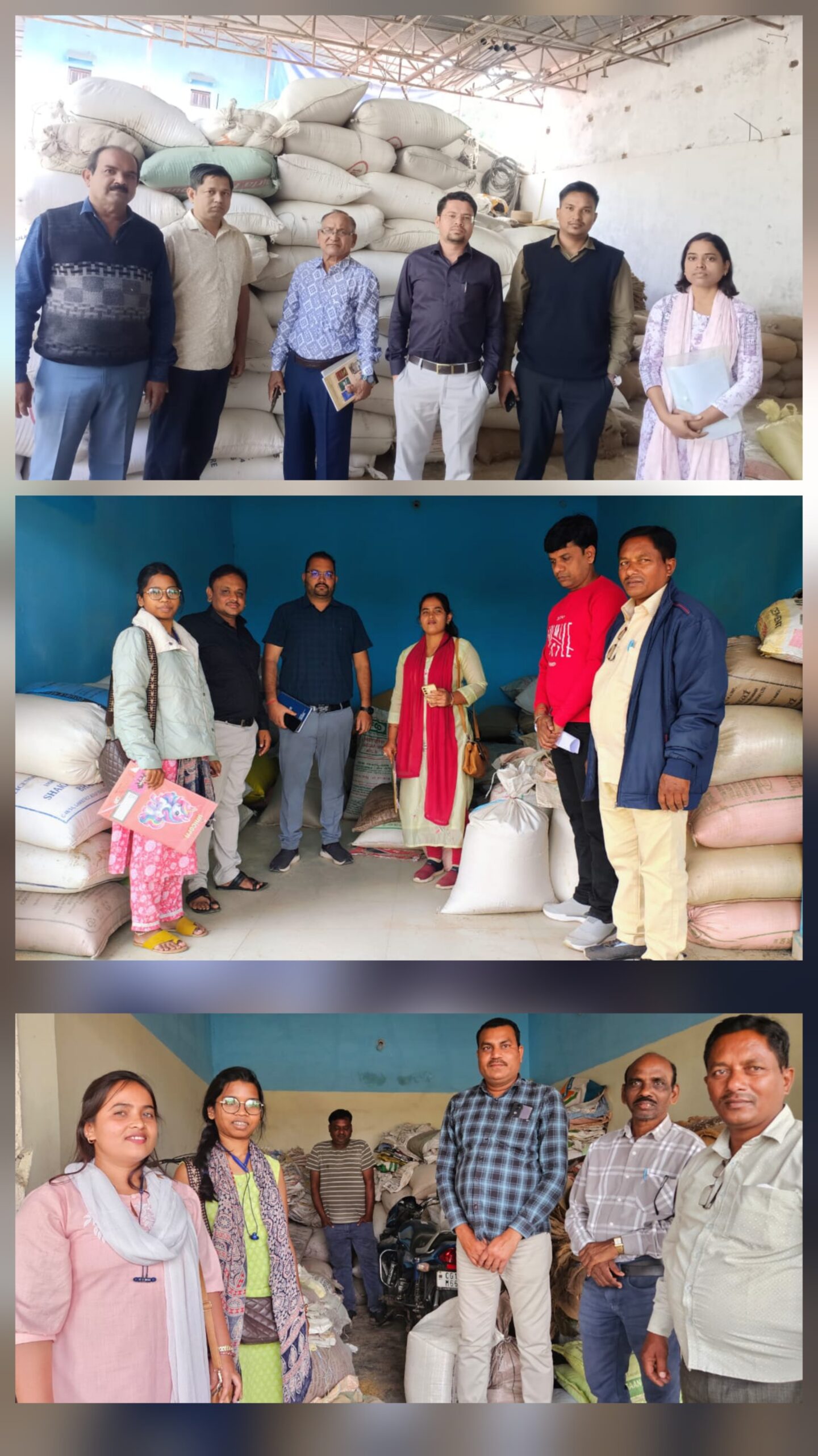 सारंगढ़-बिलाईगढ़ जिले में 76.75 लाख रूपये का 2476 क्विंटल अवैध धान जप्त