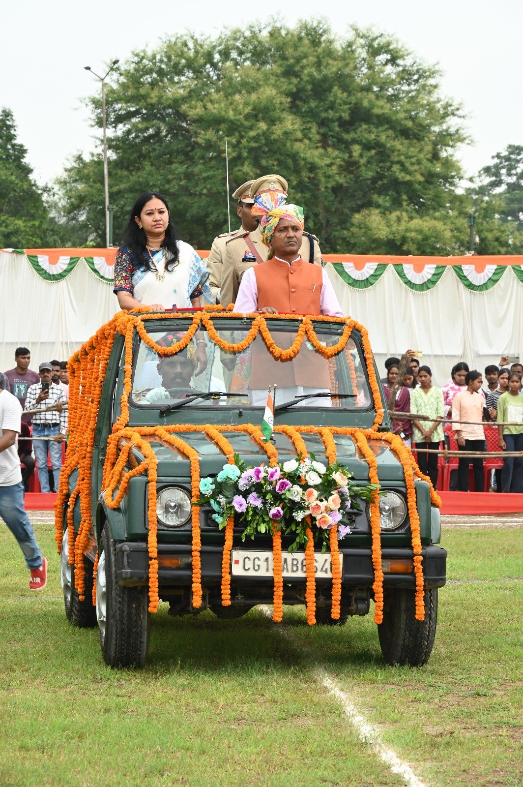 सारंगढ़ में उत्साह और गरिमामय वातावरण में मनाया गया स्वतंत्रता दिवस